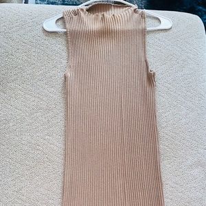 Tan maxi dress